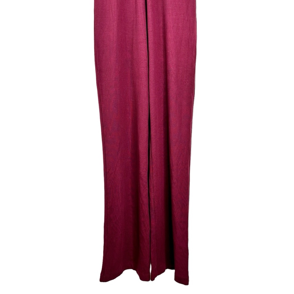 Reformation Berry Halter Jumpsuit Ribbed Low back Small - Picture 10 of 16